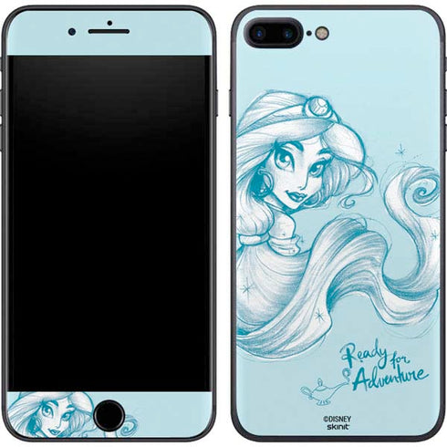 Disney Princess Jasmine Ready for Adventure Art iPhone 8 Plus Skin